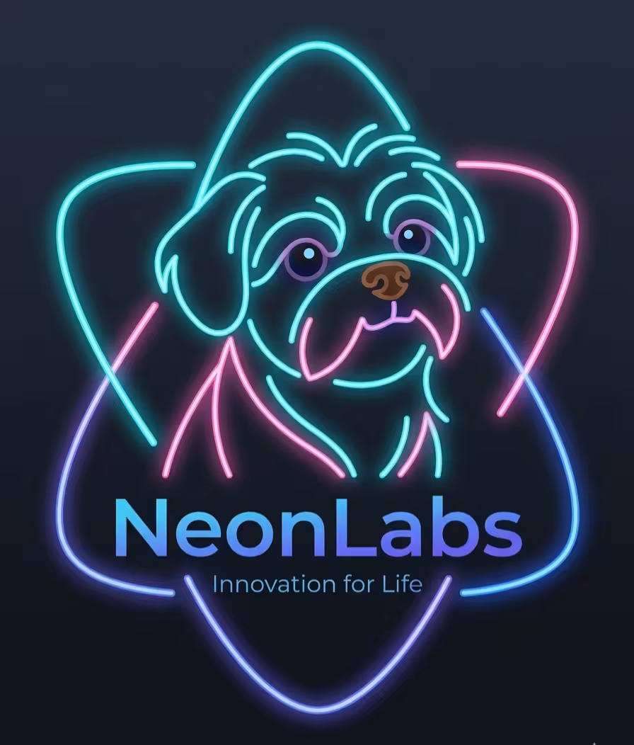 Neon Labs dog visual version zero