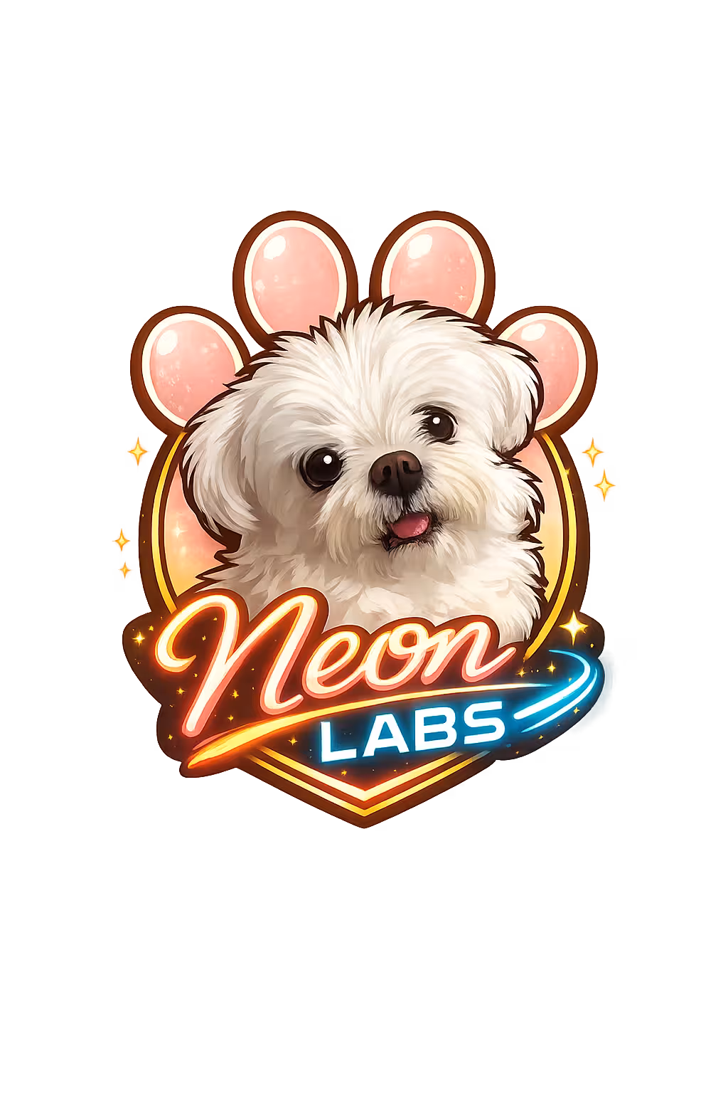 Neon Labs dog visual version one